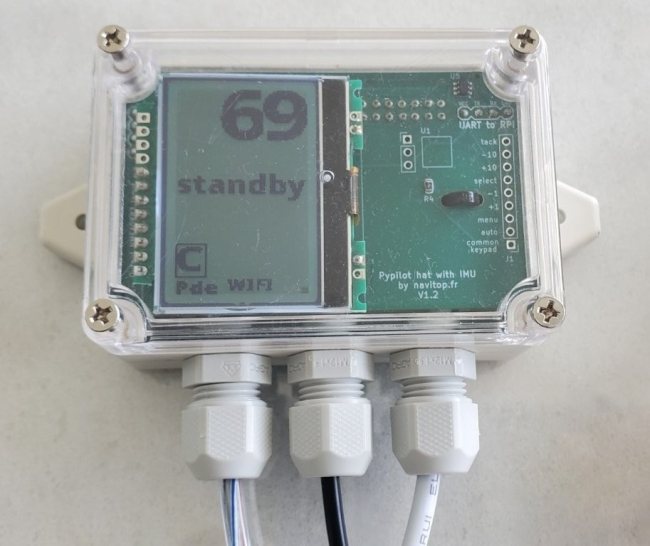 CSN - 110€ - Pypilot computer, without RF receiver for remote controls,  by NaviTop, ready to use with waterproof enclosure