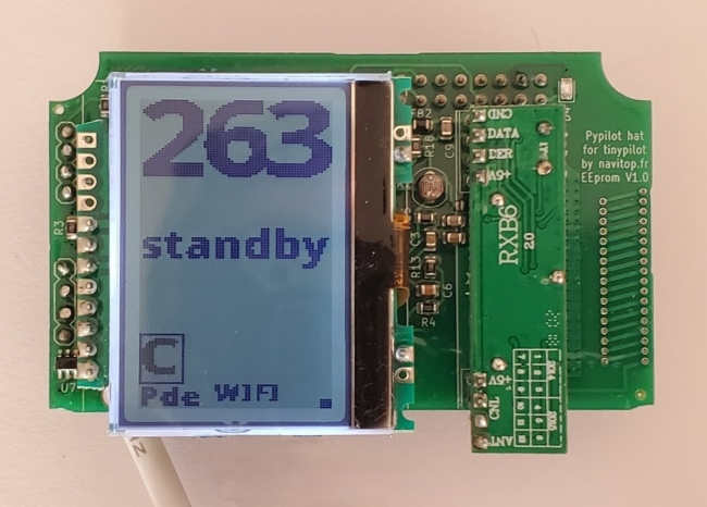 HR - 90€ - HAT Pypilot with RF remote controls receiver 